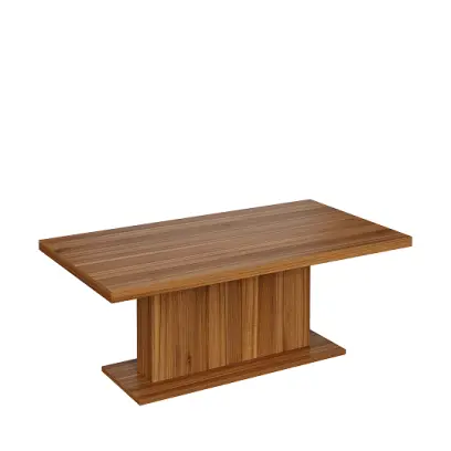 KOS 120 stůl konferenční, obdélníková deska lamino - ořech světlý