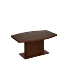 SKOS 100 stůl konferenční, soudková deska lamino - ořech královský