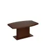 SKOS 100 stůl konferenční, soudková deska lamino - ořech královský