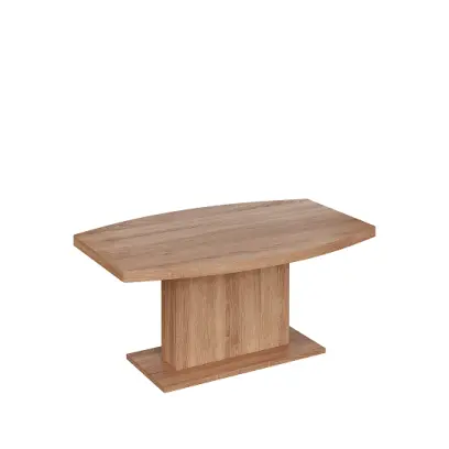 SKOS 100 stůl konferenční, soudková deska lamino - dub bardolino