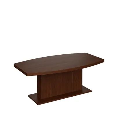 SKOS 120 stůl konferenční, soudková deska lamino - ořech královský