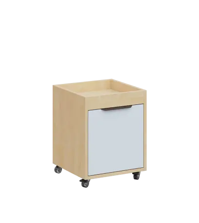 AERO 50 kontejner pojízdný, 1-zásuvkový, zámek, platinově bílá/bříza irská AERO 50 kontejner pojízdný, 1-zásuvkový, zámek, platinově bílá/bříza irská