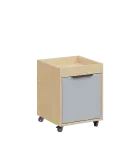 AERO 50 kontejner pojízdný, 1-zásuvkový, zámek, šedá/bříza irská