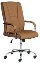 SERGIO křeslo kancelářské, EKO-PU cappuccino