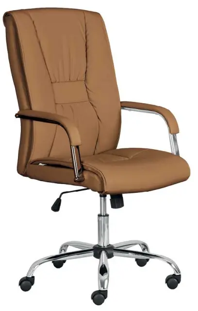 SERGIO křeslo kancelářské, EKO-PU cappuccino