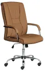 SERGIO křeslo kancelářské, EKO-PU cappuccino