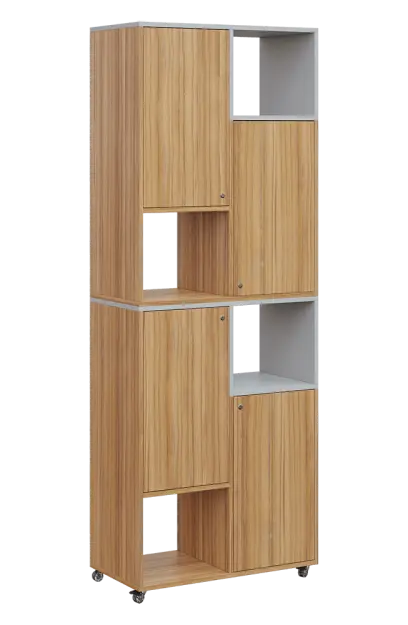 AERO 42 P kancelářská skříň, 4-dveřová/4 niky, pravá, 2150x800x400, kolečka, šedá/coco bolo AERO 42 P kancelářská skříň, 4-dveřová/4 niky, pravá, 2150x800x400, kolečka, šedá/coco bolo