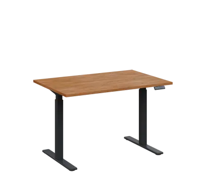 AERO 05 výškově nastavitelný stůl, kovová podnož antracit, deska 25 mm, široký 1200 mm, dub klasik AERO 05 výškově nastavitelný stůl, kovová podnož antracit, deska 25 mm, široký 1200 mm, dub klasik