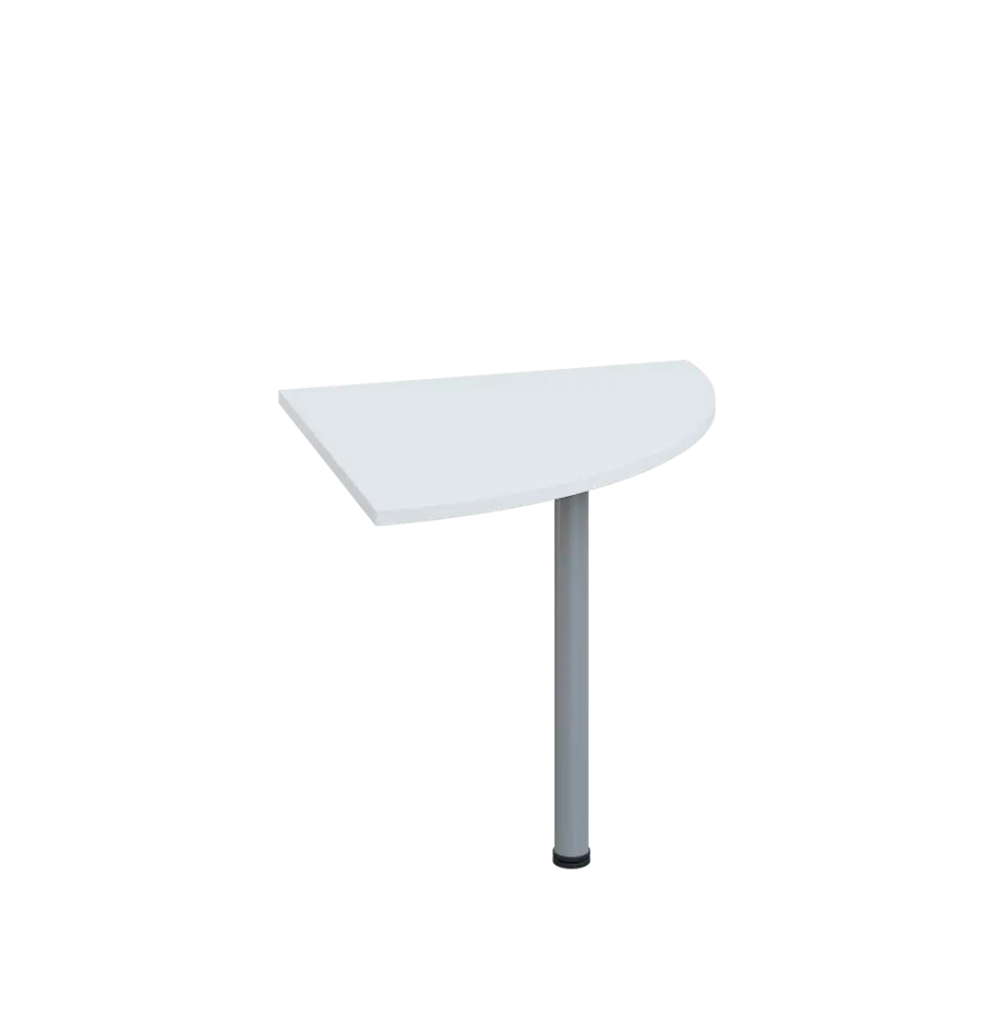 LS 28 - 8 deska spojovací, kovová podnož stříbrná, síla desky 25 mm, široká 800 mm, bílá