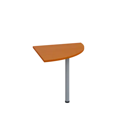 LS 28 - 8 deska spojovací, kovová podnož stříbrná, síla desky 25 mm, široká 800 mm, třešeň šumavská