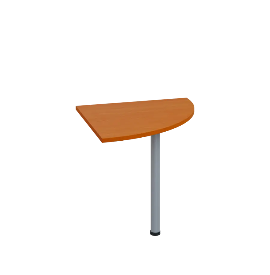 LS 28 - 8 deska spojovací, kovová podnož stříbrná, síla desky 25 mm, široká 800 mm, třešeň šumavská