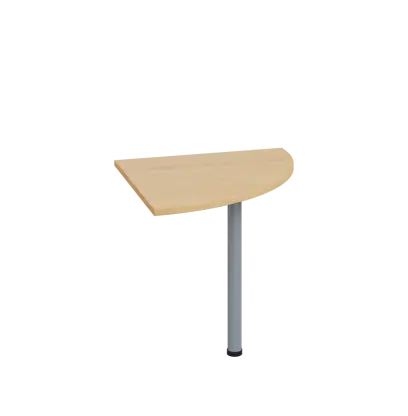 LS 28 - 8 deska spojovací, kovová podnož stříbrná, síla desky 25 mm, široká 800 mm, javor horský