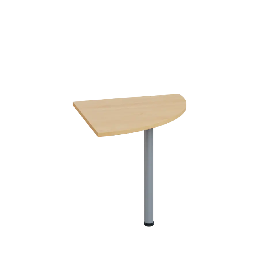 LS 28 - 8 deska spojovací, kovová podnož stříbrná, síla desky 25 mm, široká 800 mm, javor horský