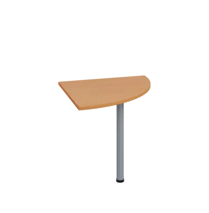 LS 28 - 8 deska spojovací, kovová podnož stříbrná, síla desky 25 mm, široká 800 mm, buk Royal