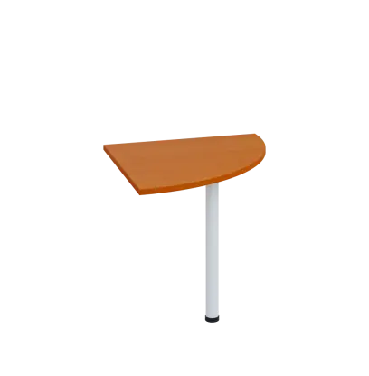 LS 28 - 8 deska spojovací, kovová podnož bílá, síla desky 25 mm, široká 800 mm, třešeň šumavská