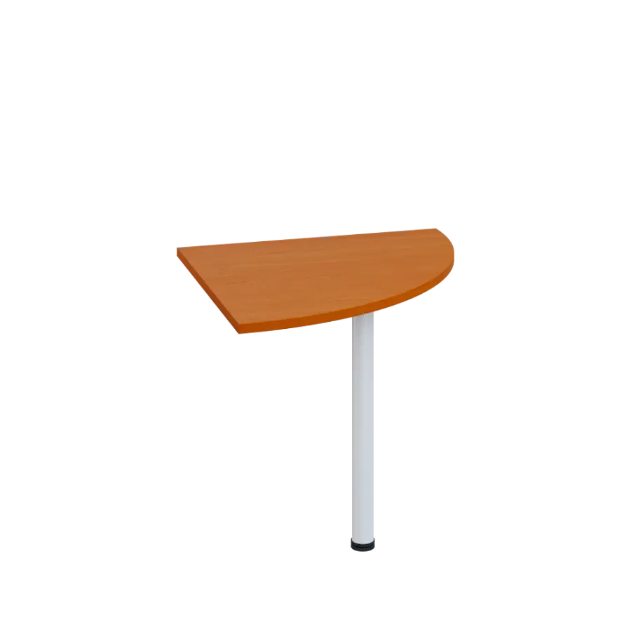 LS 28 - 8 deska spojovací, kovová podnož bílá, síla desky 25 mm, široká 800 mm, třešeň šumavská