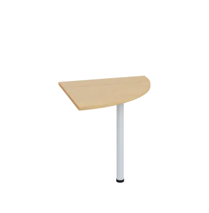 LS 28 - 8 deska spojovací, kovová podnož bílá, síla desky 25 mm, široká 800 mm, javor horský