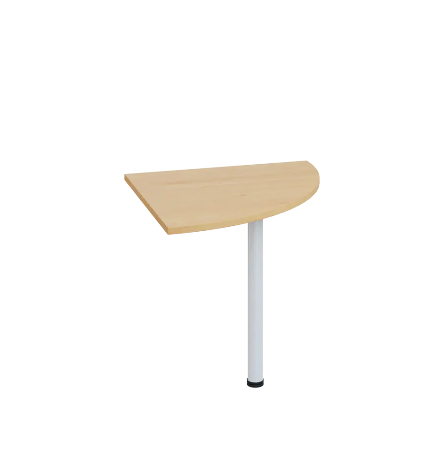 LS 28 - 8 deska spojovací, kovová podnož bílá, síla desky 25 mm, široká 800 mm, javor horský