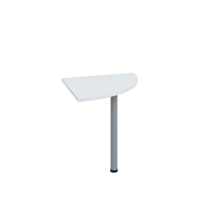 LS 27 - 7 deska spojovací, kovová podnož stříbrná, síla desky 25 mm, široká 700 mm, bílá