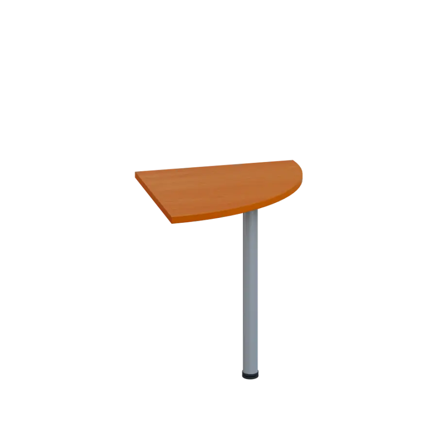 LS 27 - 7 deska spojovací, kovová podnož stříbrná, síla desky 25 mm, široká 700 mm, třešeň šumavská