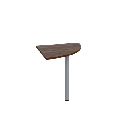 LS 27 - 7 deska spojovací, kovová podnož stříbrná, síla desky 25 mm, široká 700 mm, ořech královský