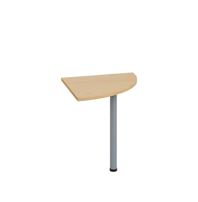 LS 27 - 7 deska spojovací, kovová podnož stříbrná, síla desky 25 mm, široká 700 mm, javor horský