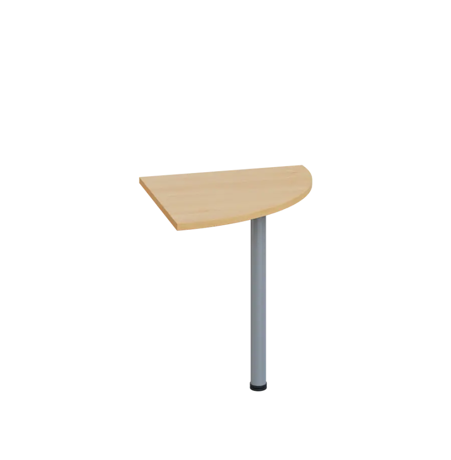 LS 27 - 7 deska spojovací, kovová podnož stříbrná, síla desky 25 mm, široká 700 mm, javor horský