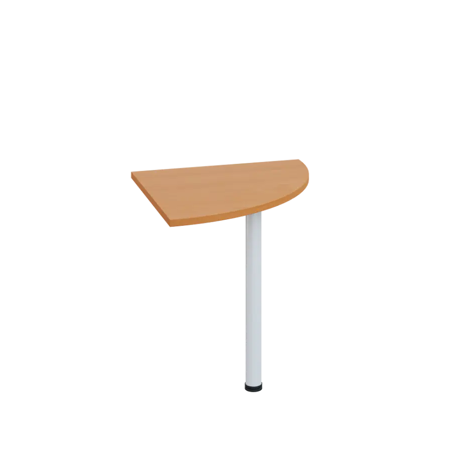 LS 27 - 7 deska spojovací, kovová podnož bílá, síla desky 25 mm, široká 700 mm, buk Royal
