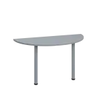 LJC 2 - 140 přístavba jednací, kovová podnož stříbrná, síla desky 25 mm, široká 1400 mm, šedá