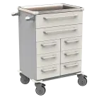 UNIT 263 N vozík zdravotnický plast ABS - bílá