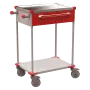 ASSIST 190 vozík zdravotnický, plast ABS, červená