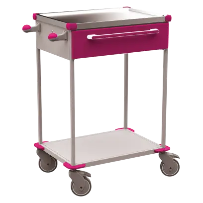 ASSIST 190 vozík zdravotnický, plast ABS, fialová