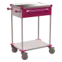 ASSIST 190 vozík zdravotnický, plast ABS, fialová