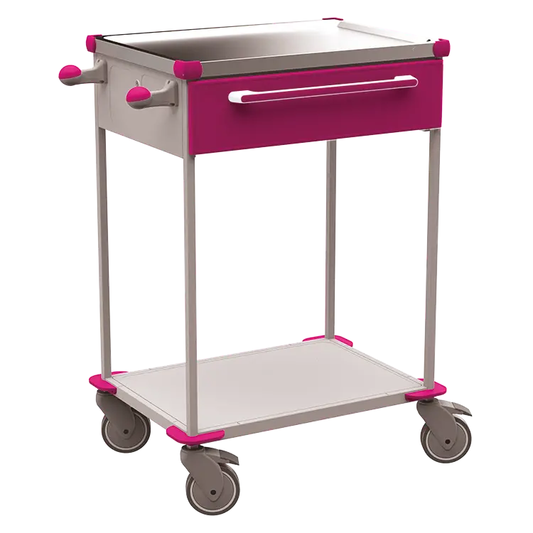 ASSIST 190 vozík zdravotnický, plast ABS, fialová