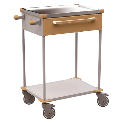 ASSIST 190 vozík zdravotnický, plast ABS, hnědobéžová