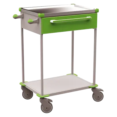 ASSIST 190 vozík zdravotnický, plast ABS, zelená