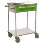 ASSIST 190 vozík zdravotnický, plast ABS, zelená