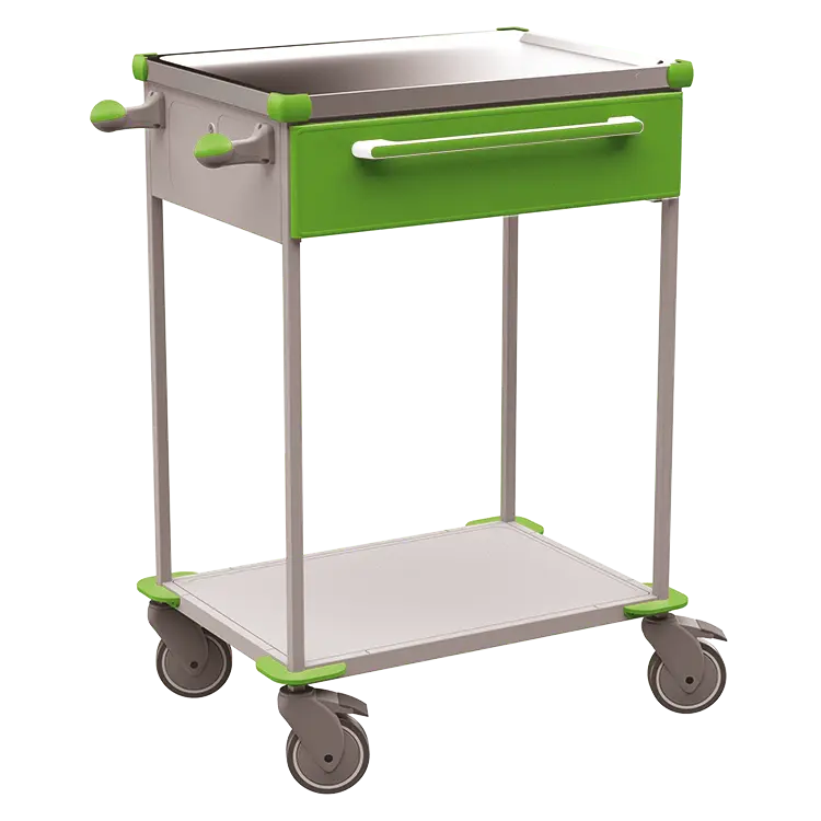 ASSIST 190 vozík zdravotnický, plast ABS, zelená