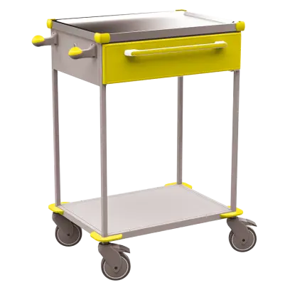 ASSIST 190 vozík zdravotnický, plast ABS, žlutá