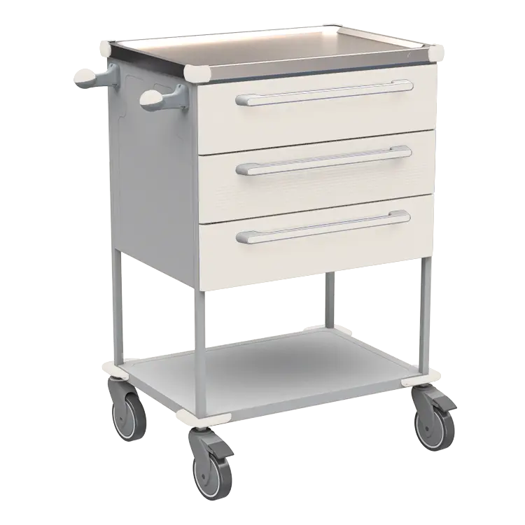 ASSIST 194 vozík zdravotnický, plast ABS, bílá