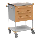 ASSIST 194 vozík zdravotnický, plast ABS, hnědobéžová