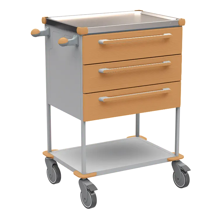 ASSIST 194 vozík zdravotnický, plast ABS, hnědobéžová