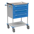 ASSIST 194 vozík zdravotnický, plast ABS, modrá