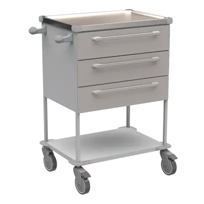 ASSIST 194 vozík zdravotnický, plast ABS, šedá