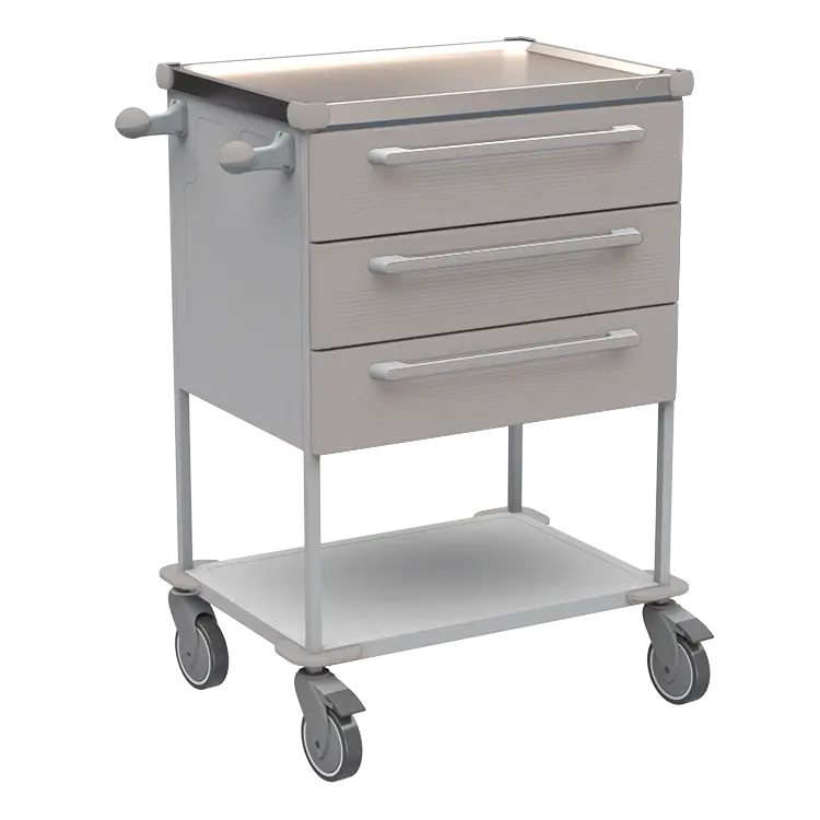 ASSIST 194 vozík zdravotnický, plast ABS, šedá