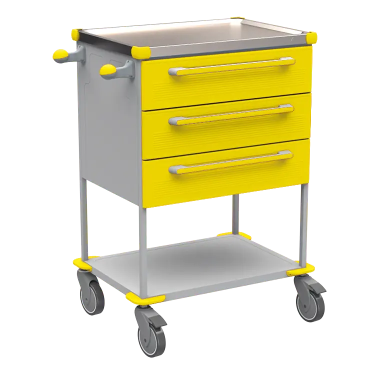 ASSIST 194 vozík zdravotnický, plast ABS, žlutá