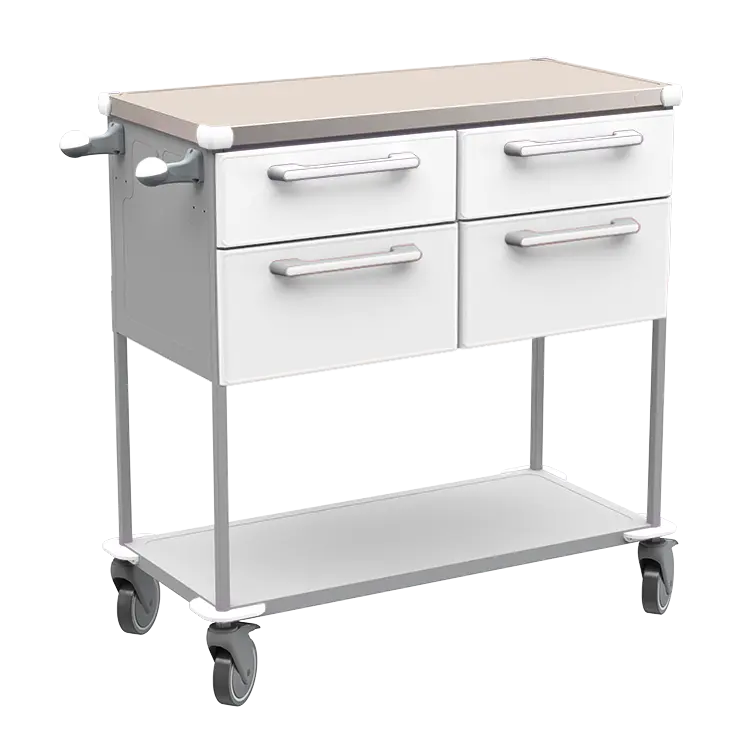 ASSIST 404 vozík zdravotnický, plast ABS, bílá