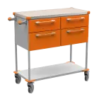 ASSIST 404 vozík zdravotnický, plast ABS, oranžová