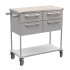 ASSIST 404 vozík zdravotnický, plast ABS, šedá