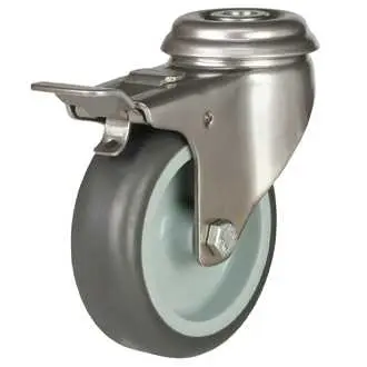 SK - 01 sada pogumovaných koleček, pr. 50mm (2 brzděná, 2 nebrzděná)